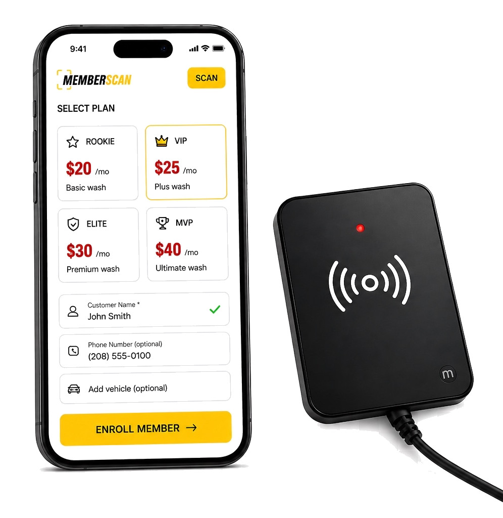 MemberScan product interface